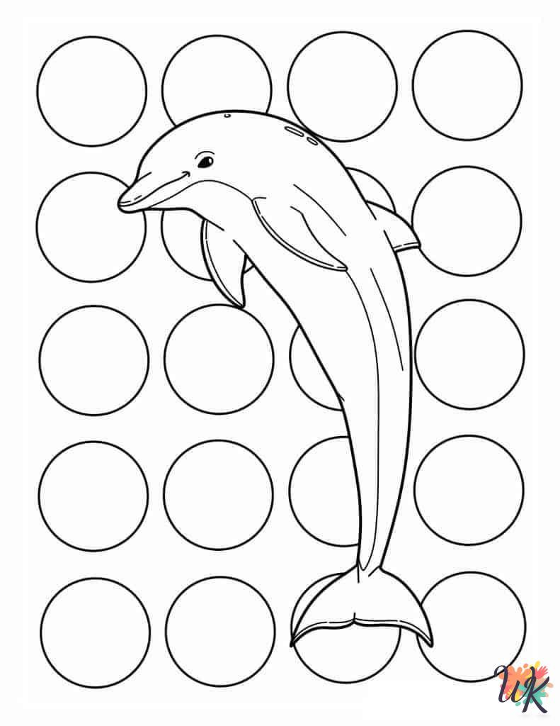 coloring pages printable Dolphin