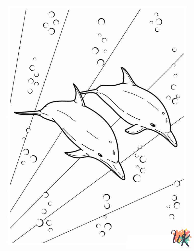 cute coloring pages Dolphin