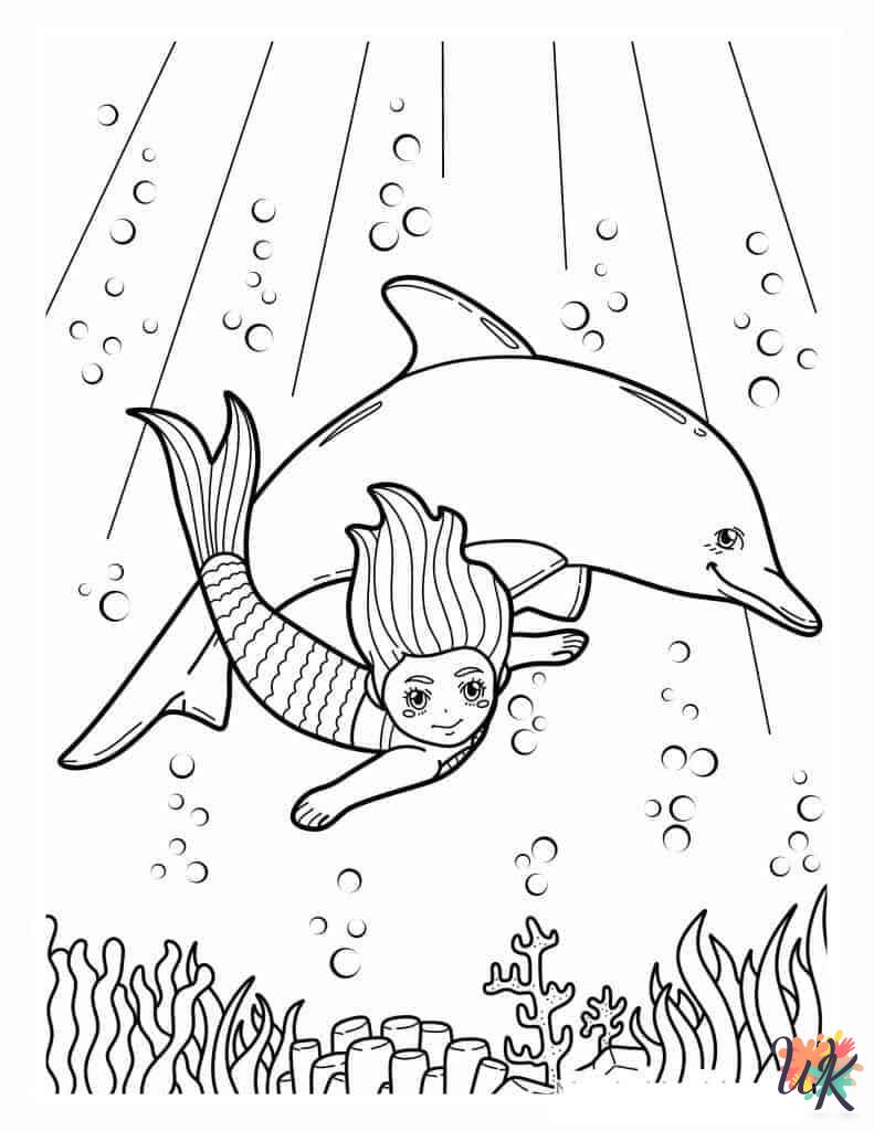 grinch Dolphin coloring pages