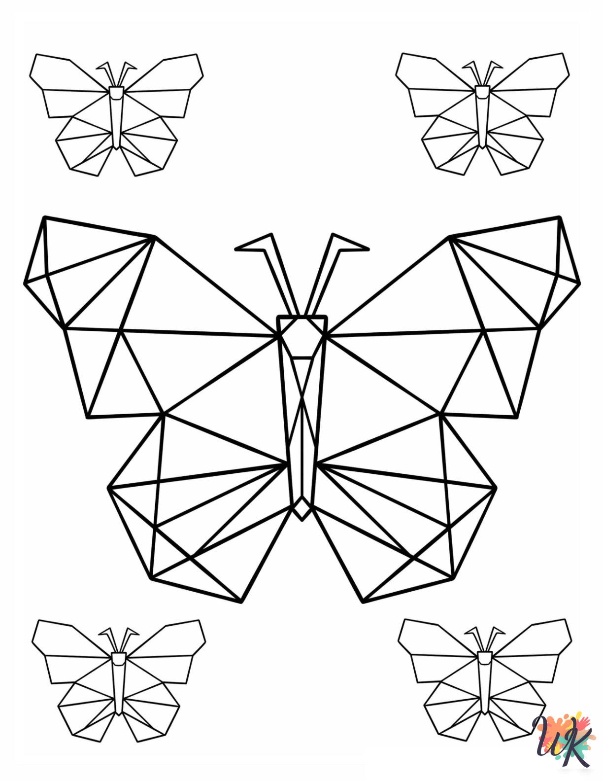 old-fashioned Geometric coloring pages