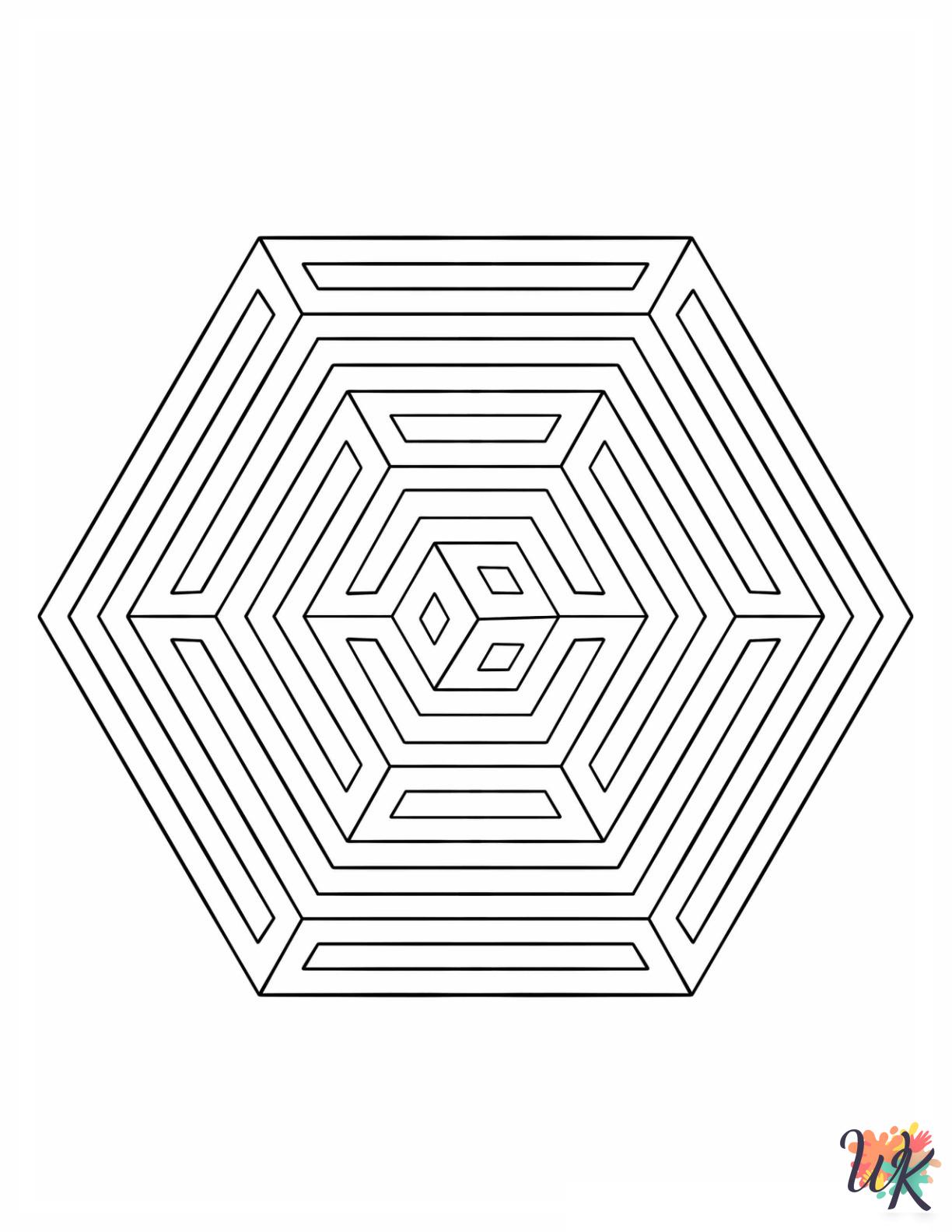 Geometric Coloring Pages 14