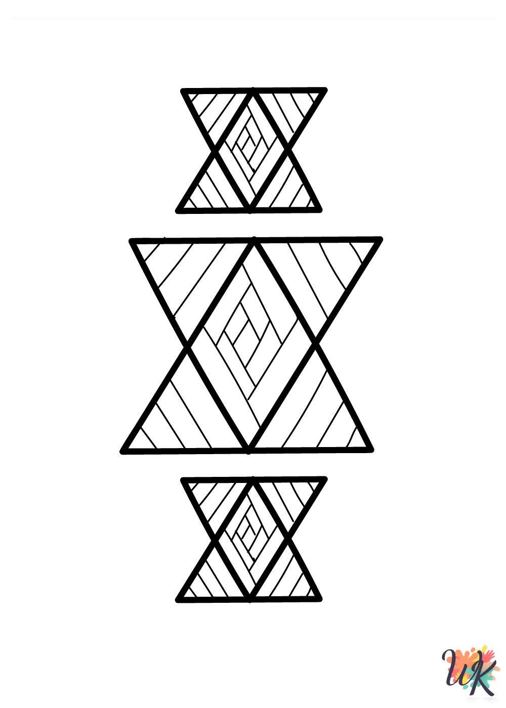 Geometric Coloring Pages 16