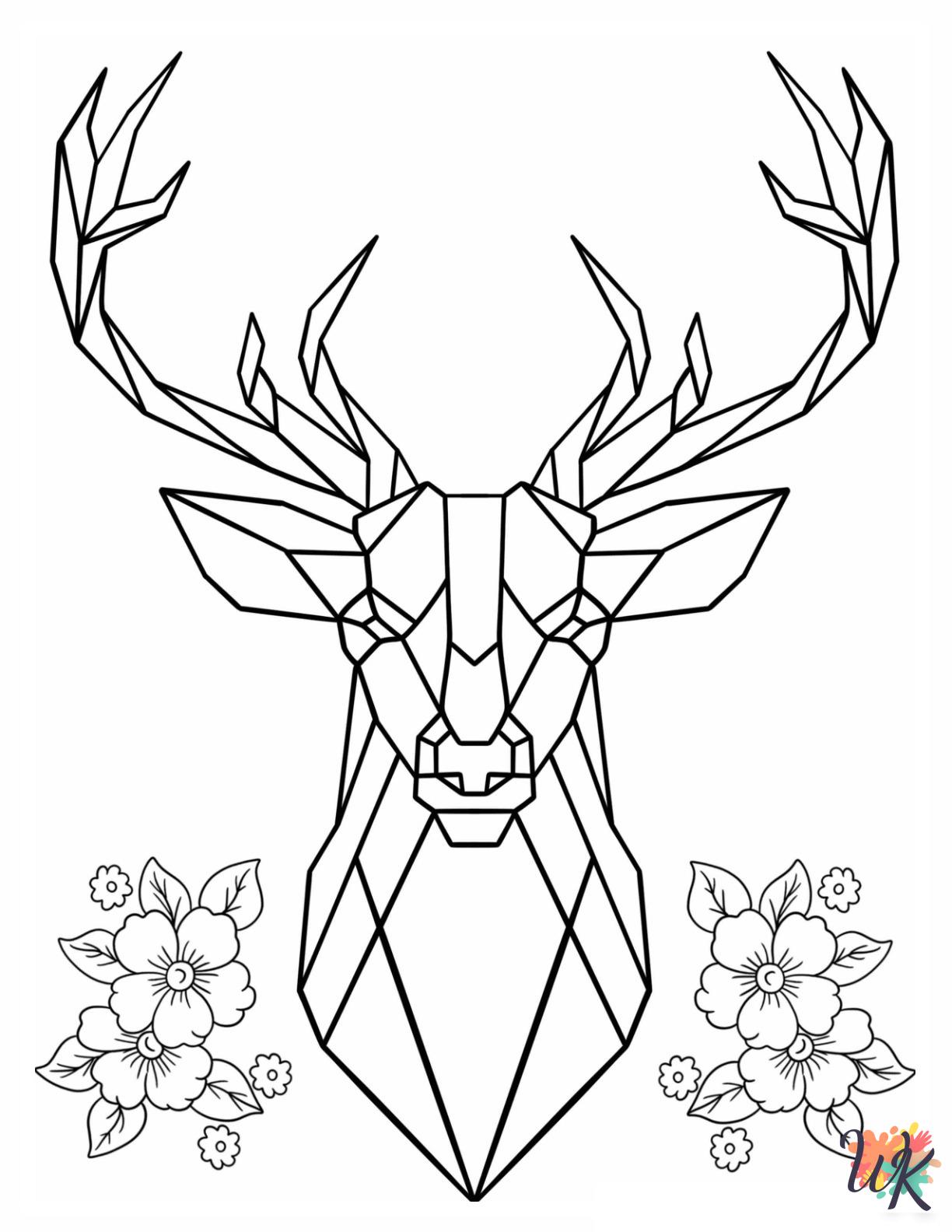 Geometric adult coloring pages 1