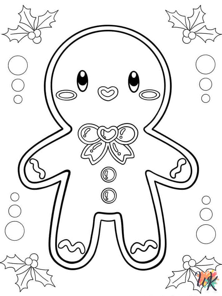 fun Gingerbread coloring pages