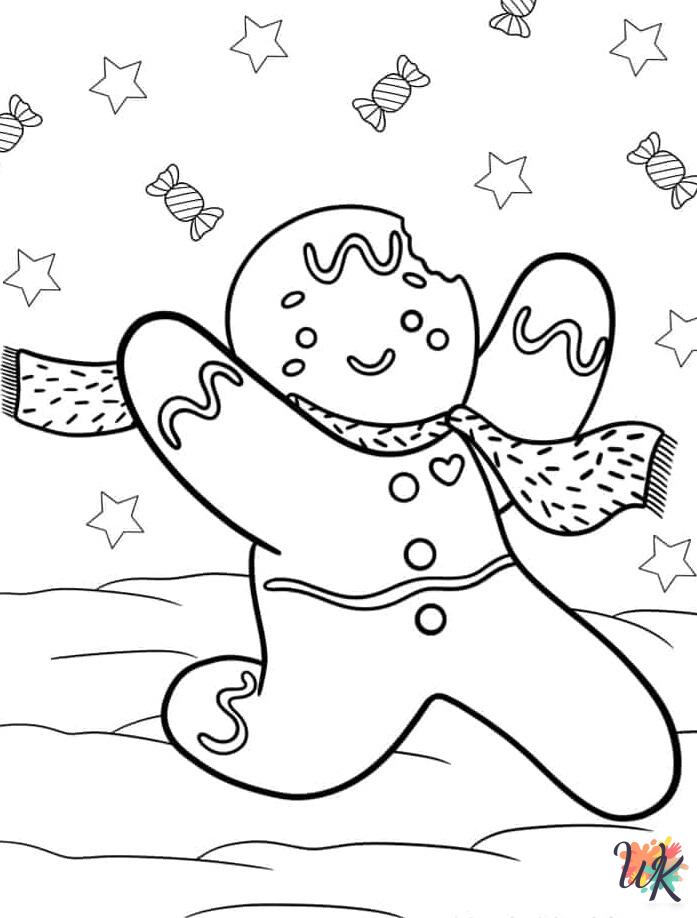 coloring pages printable Gingerbread