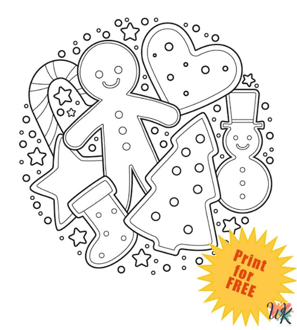 free printable Gingerbread coloring pages