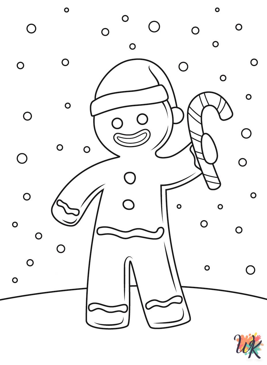 coloring pages for Gingerbread