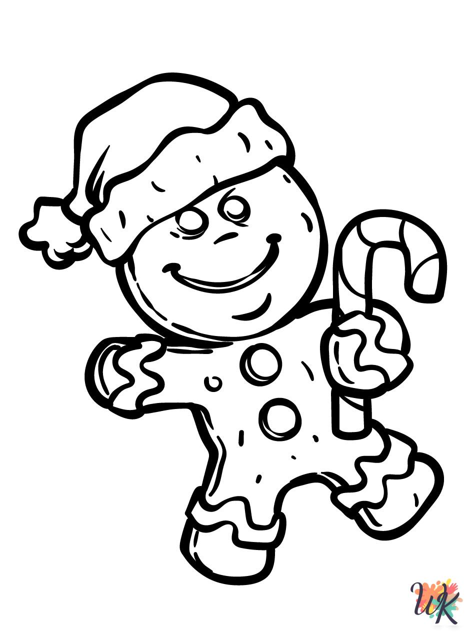 free coloring Gingerbread pages