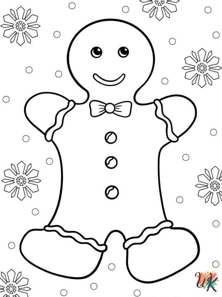 free printable coloring pages Gingerbread