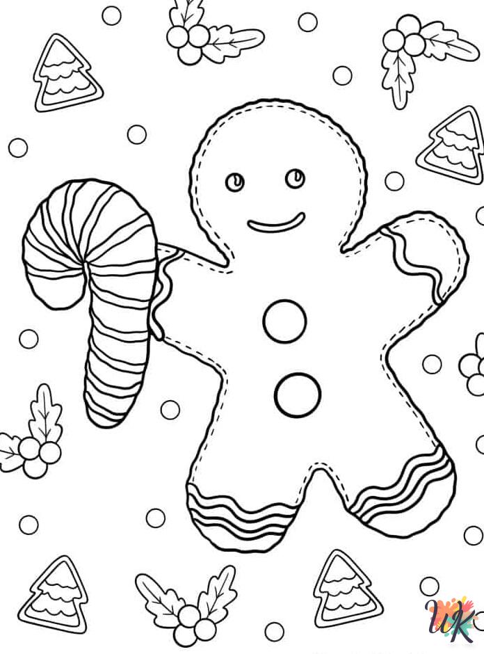 Gingerbread coloring pages grinch