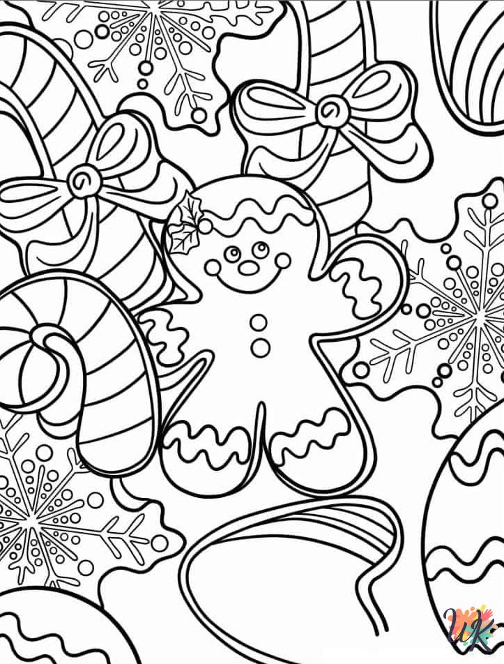 coloring pages for kids Gingerbread