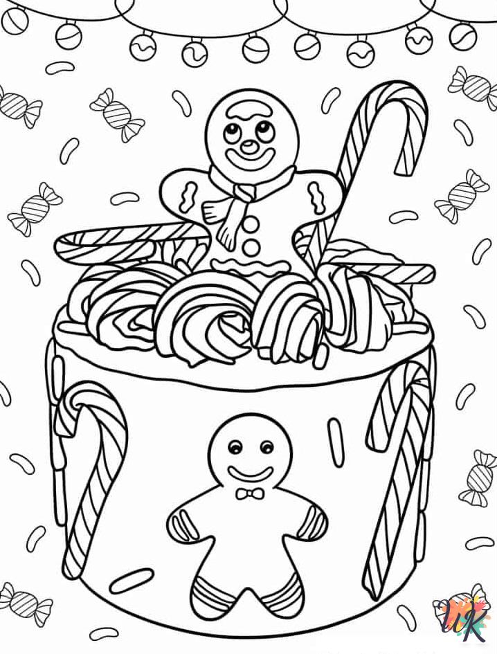 fun Gingerbread coloring pages