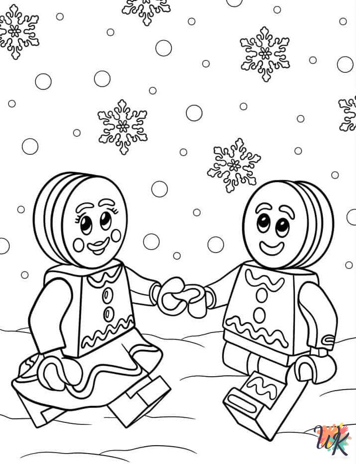 coloring Gingerbread pages