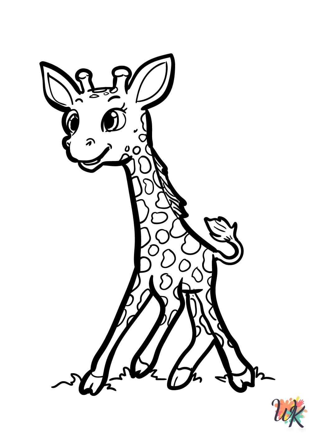 printable coloring pages Giraffe
