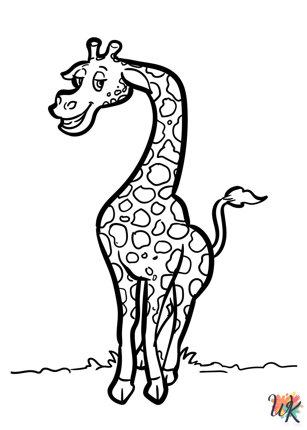 cute coloring pages Giraffe