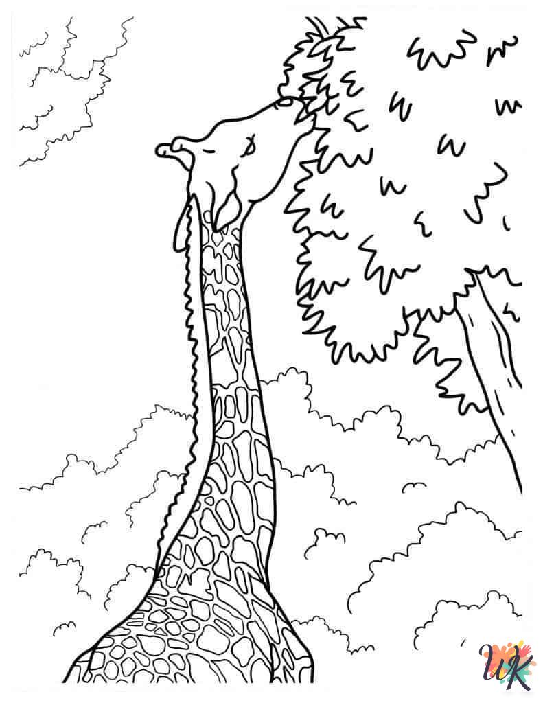 free coloring pages Giraffe