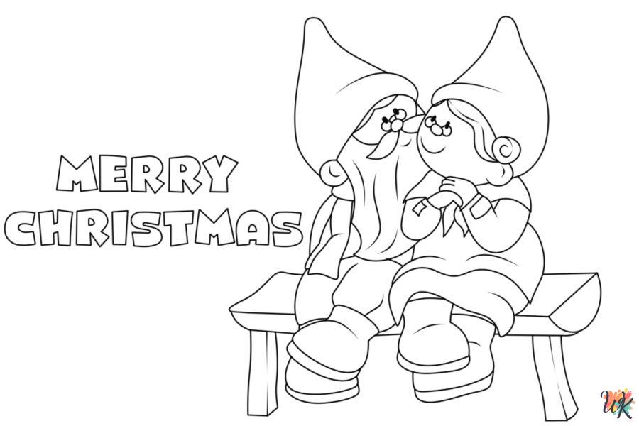 free Gnome coloring pages for adults