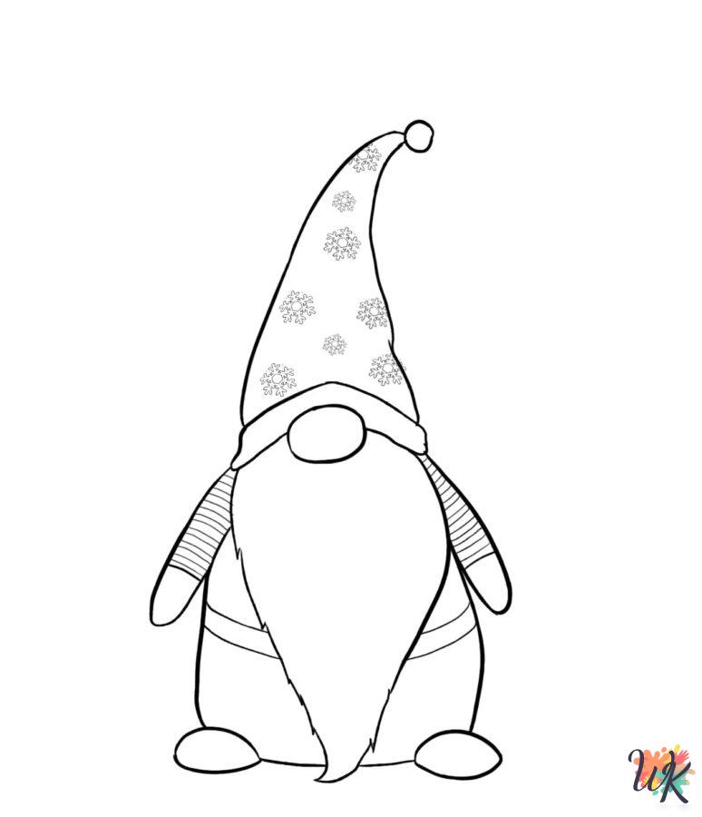 Gnome ornaments coloring pages