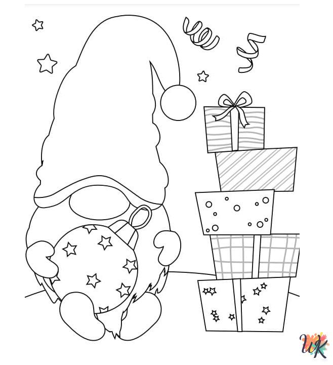 Gnome coloring pages pdf