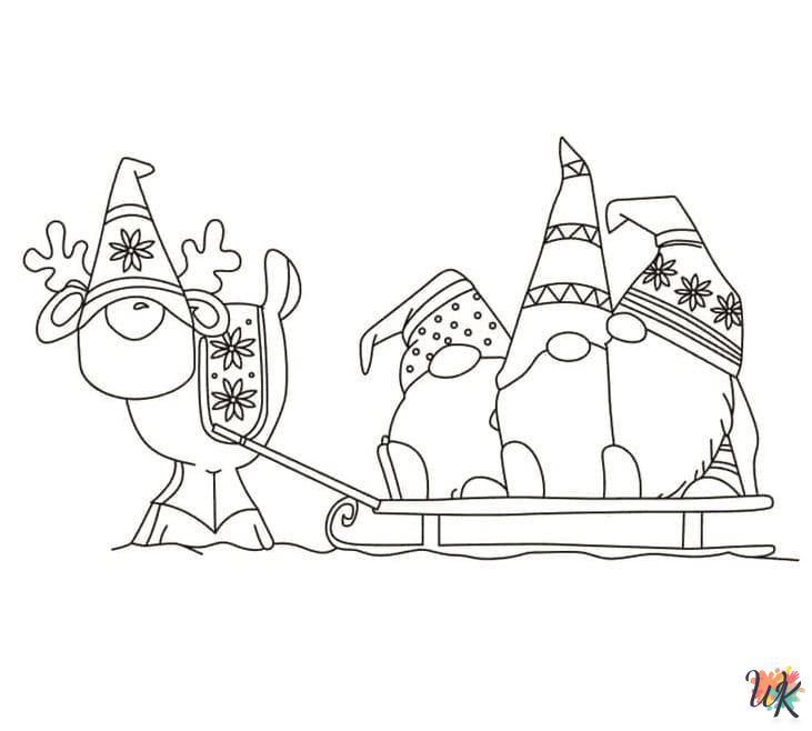 coloring pages Gnome