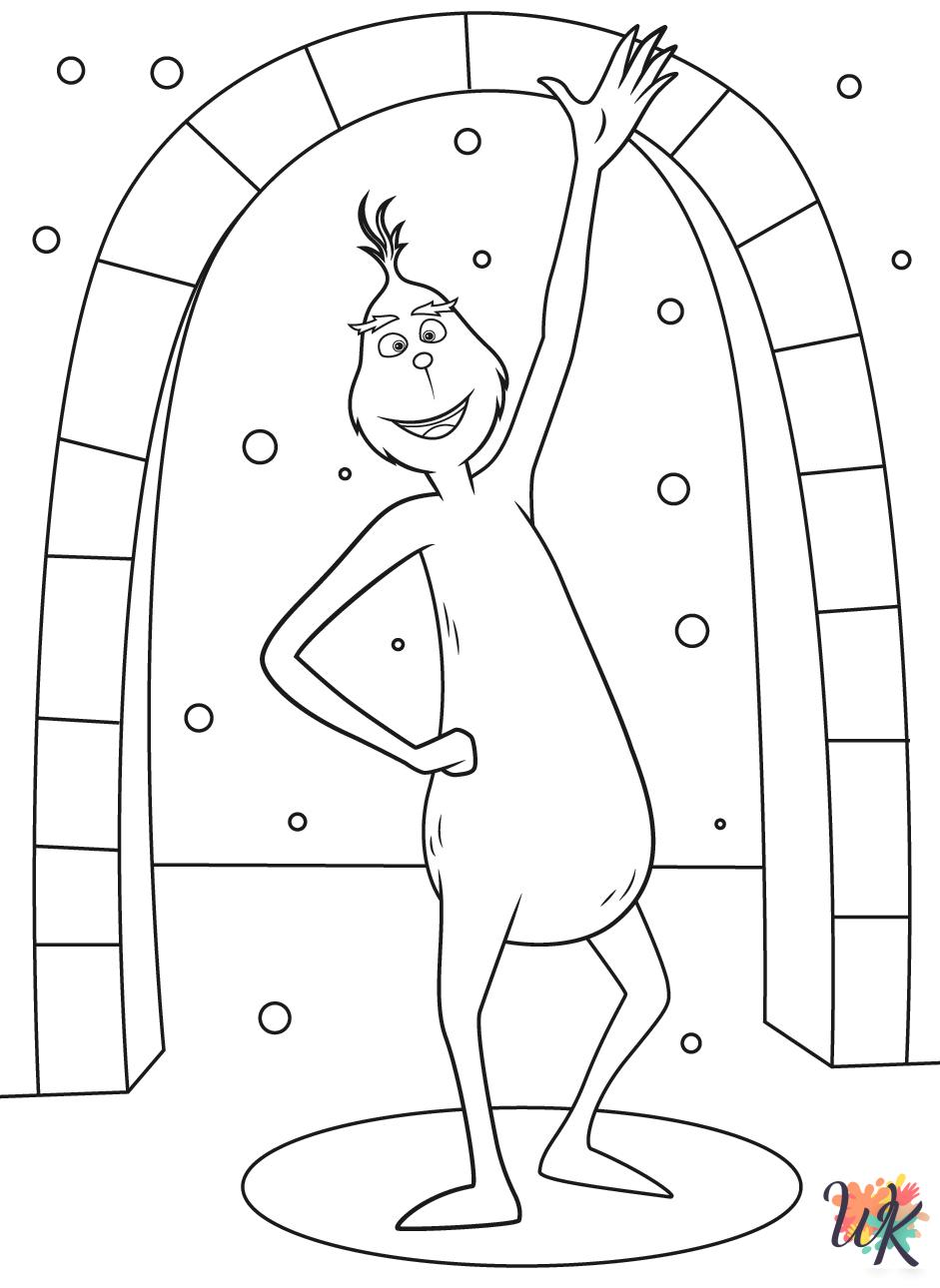 Grinch coloring pages for kids