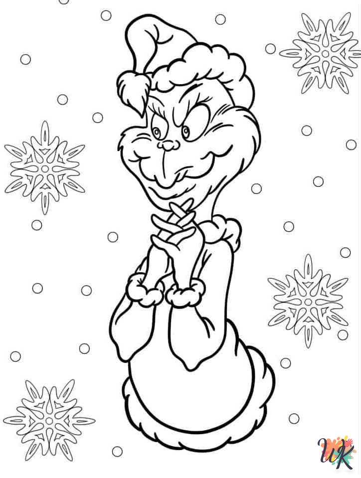 Grinch coloring pages grinch