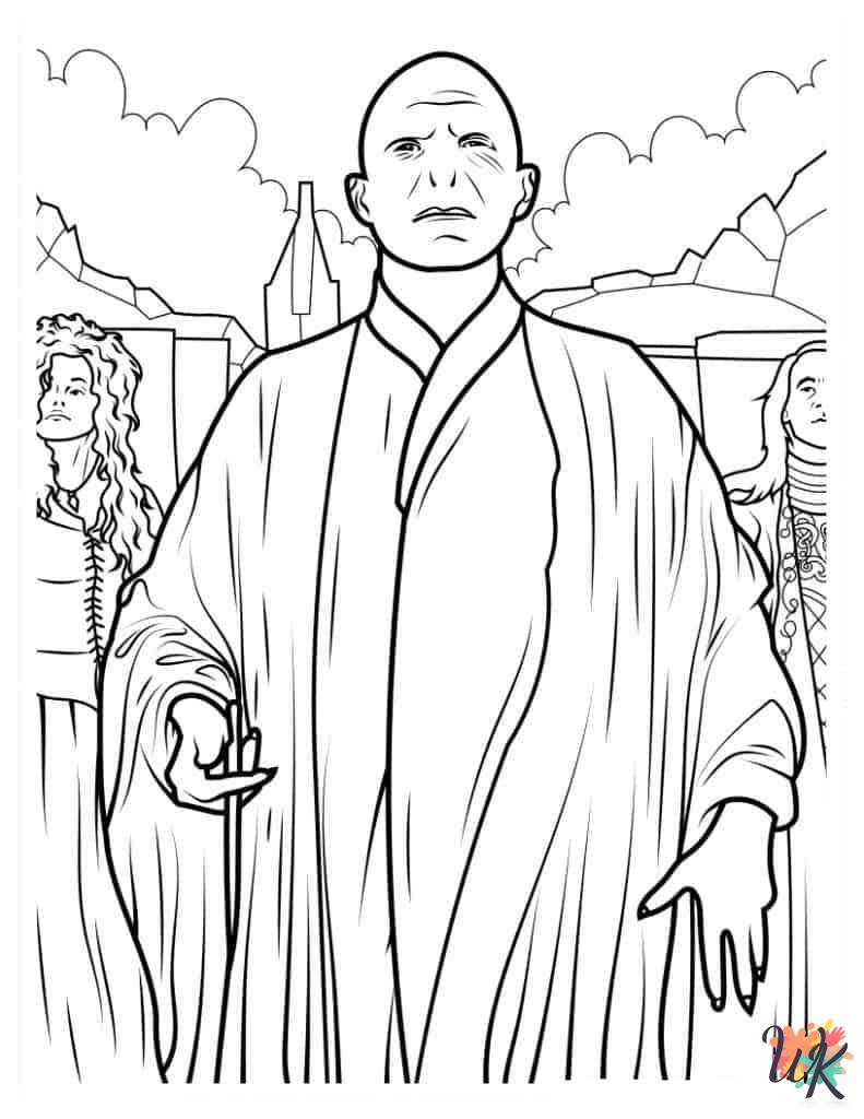 coloring pages for kids Harry Potter