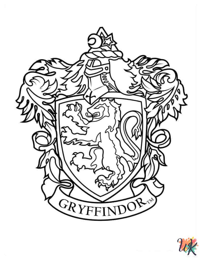 merry Harry Potter coloring pages