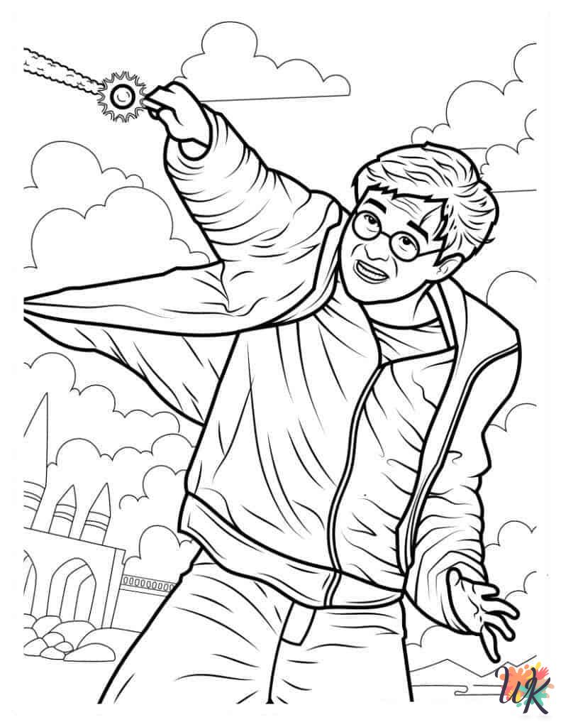 free printable Harry Potter coloring pages for adults