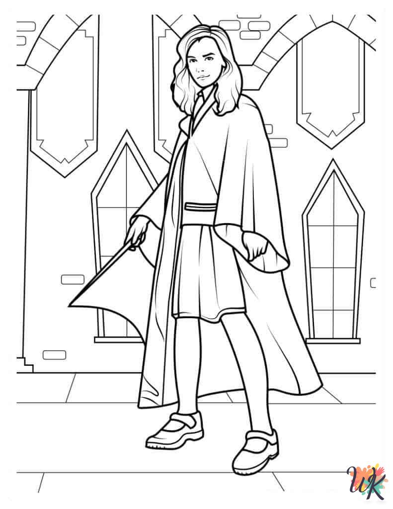 free printable Harry Potter coloring pages