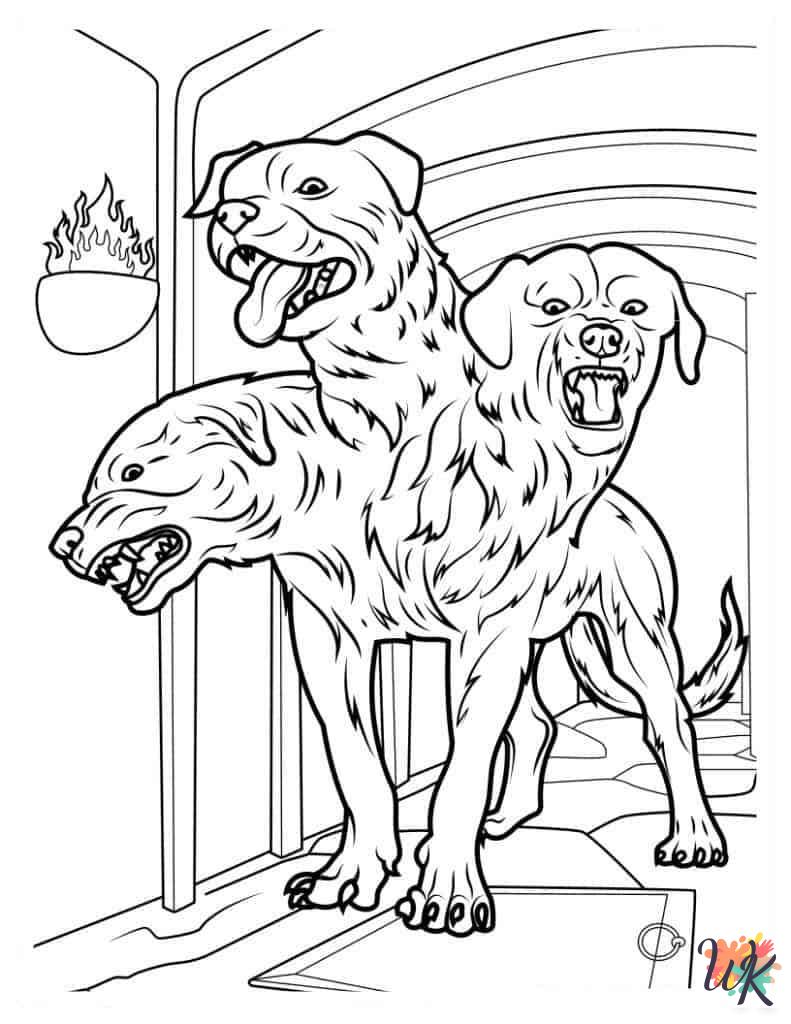 old-fashioned Harry Potter coloring pages
