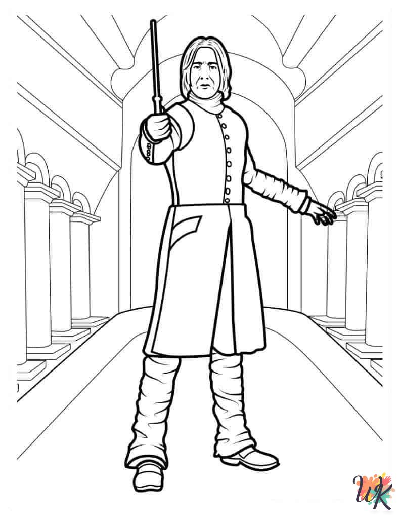 coloring pages for Harry Potter