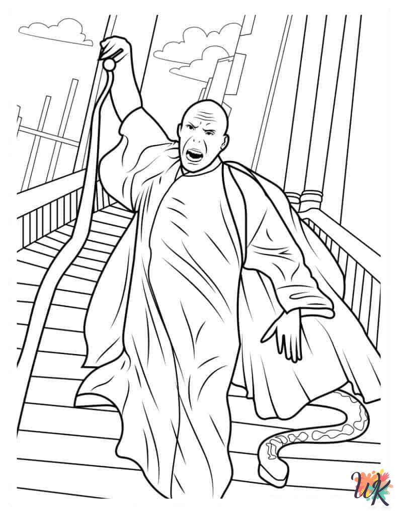 coloring pages for kids Harry Potter