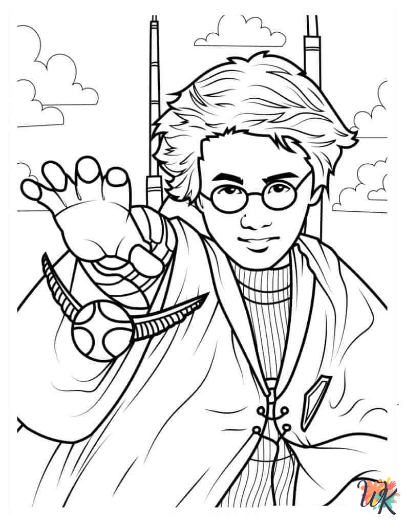 Harry Potter adult coloring pages
