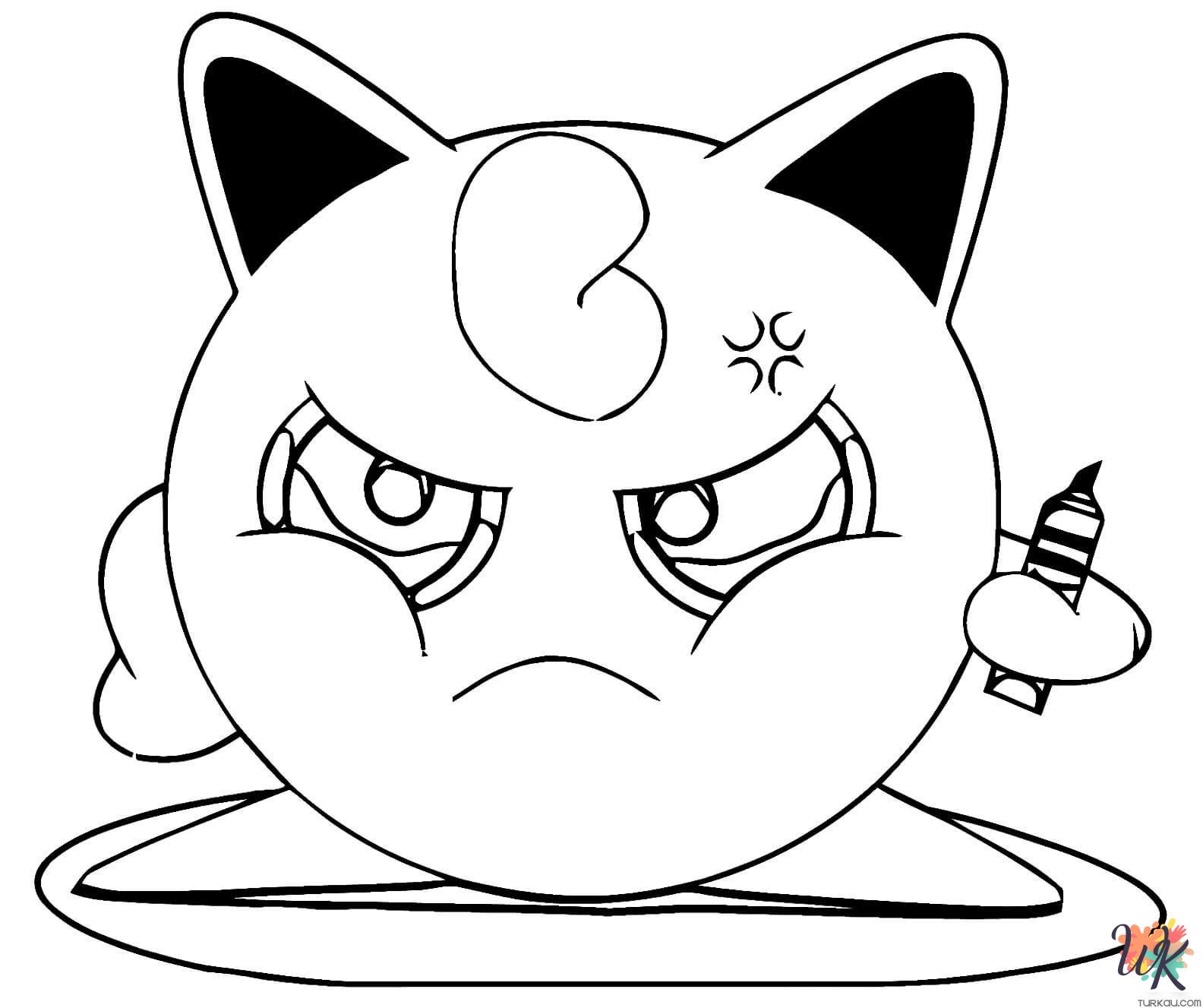 printable Jigglypuff coloring pages