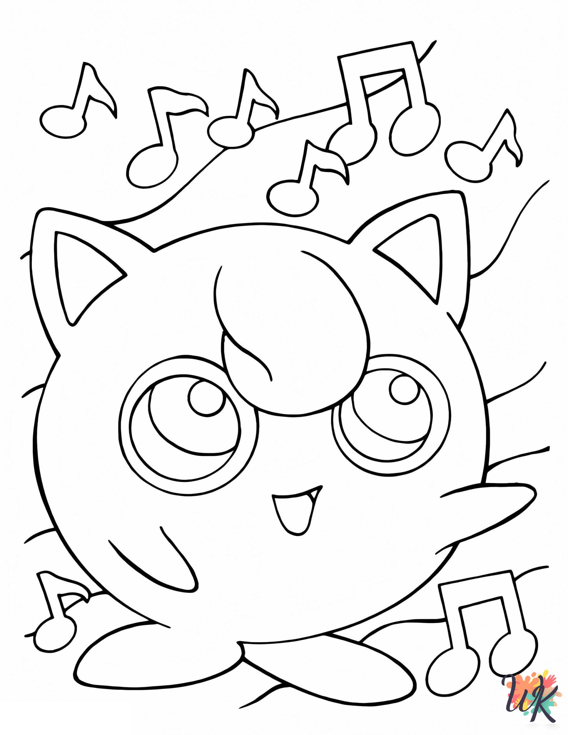 Jigglypuff coloring pages printable