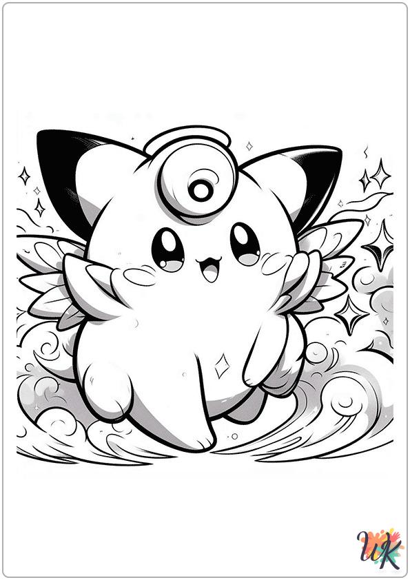 Jigglypuff coloring pages for kids