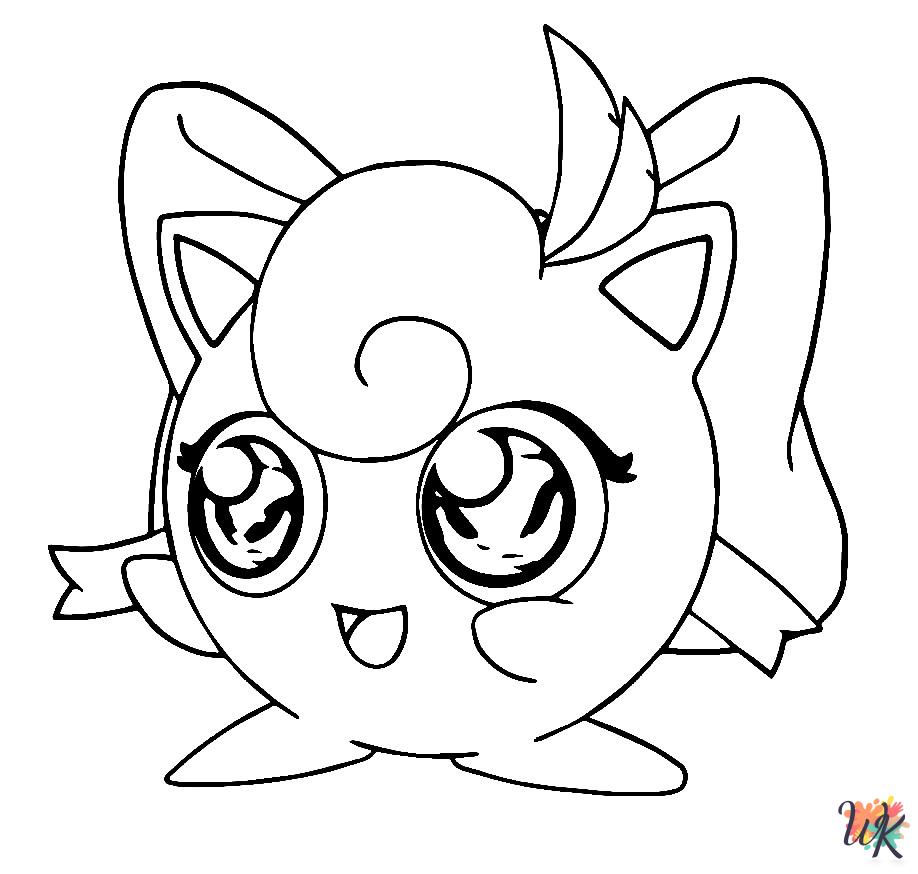 fun Jigglypuff coloring pages