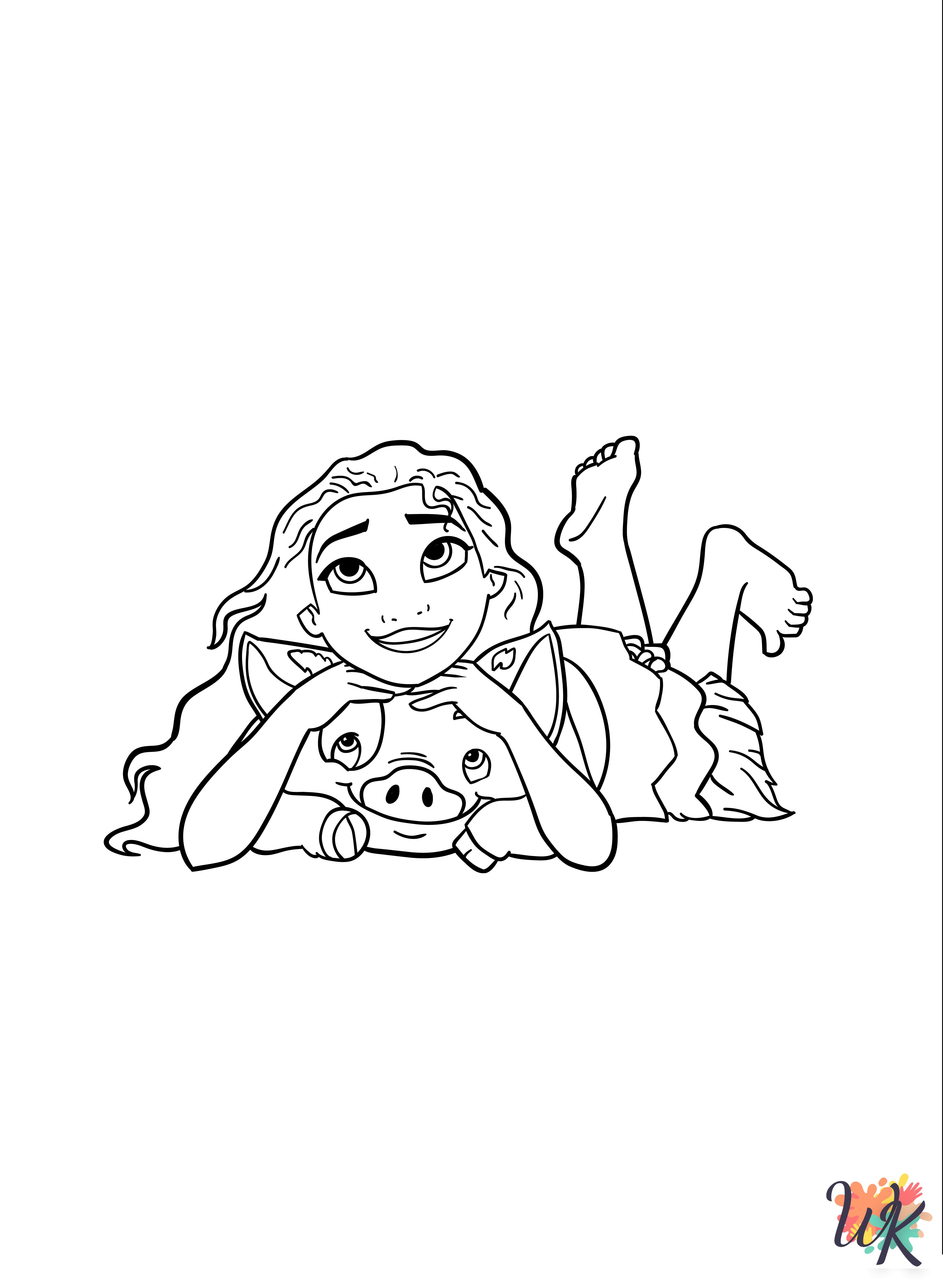 free coloring pages Moana