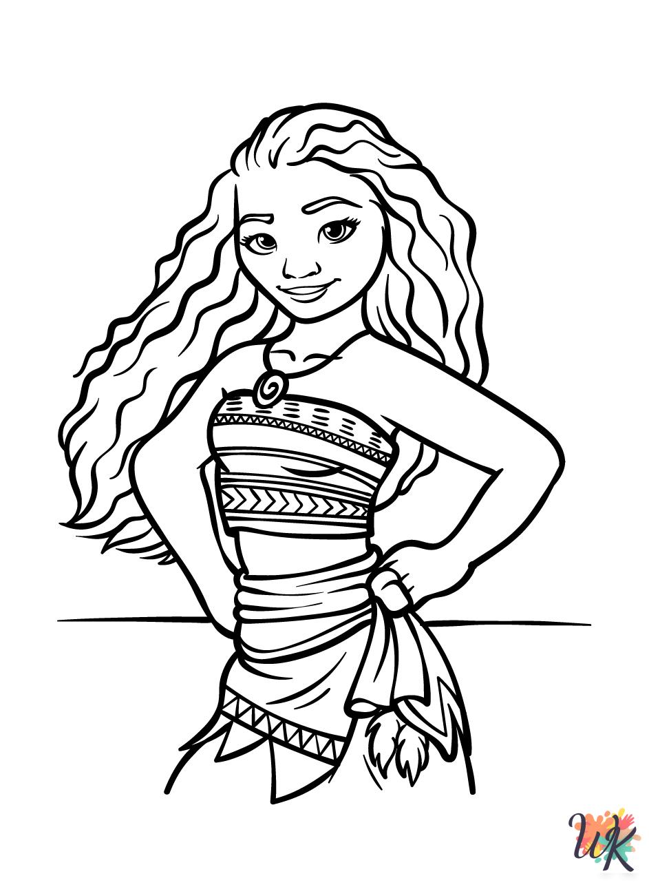 Moana coloring pages to print