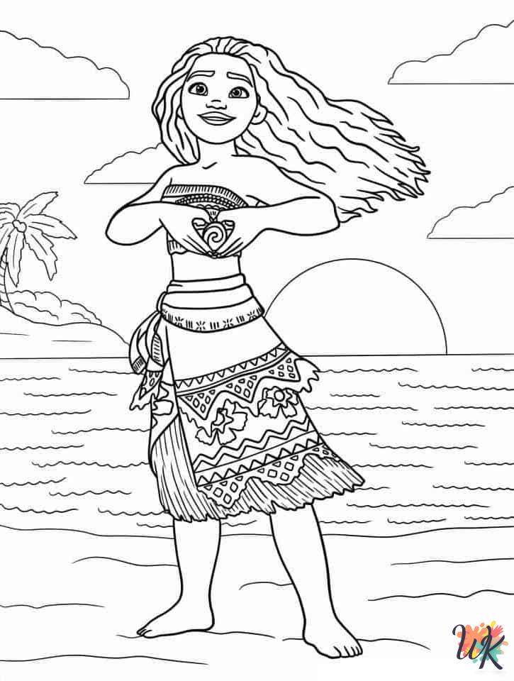 printable Moana coloring pages