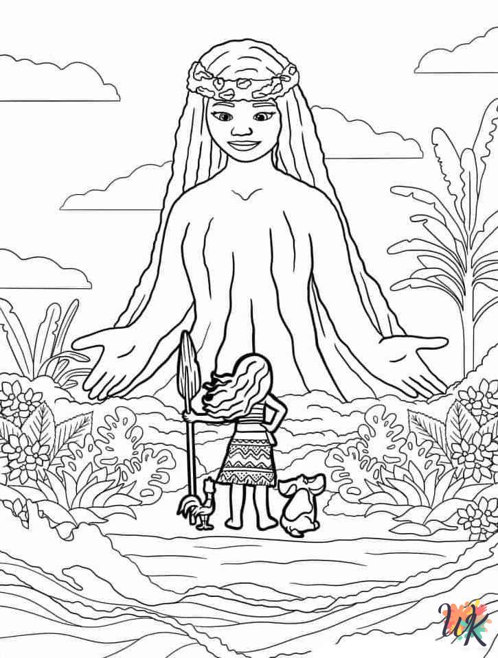 Moana Coloring Pages 52