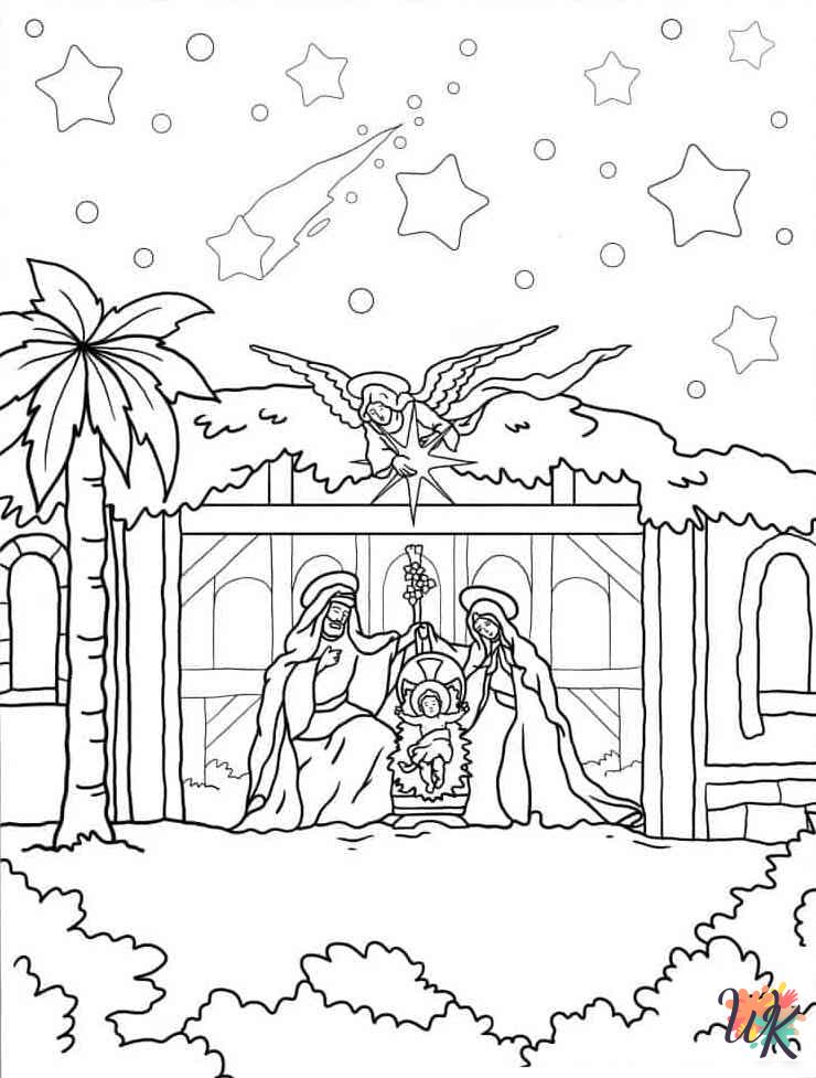 cute coloring pages Nativity