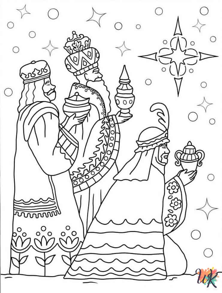 adult coloring pages Nativity