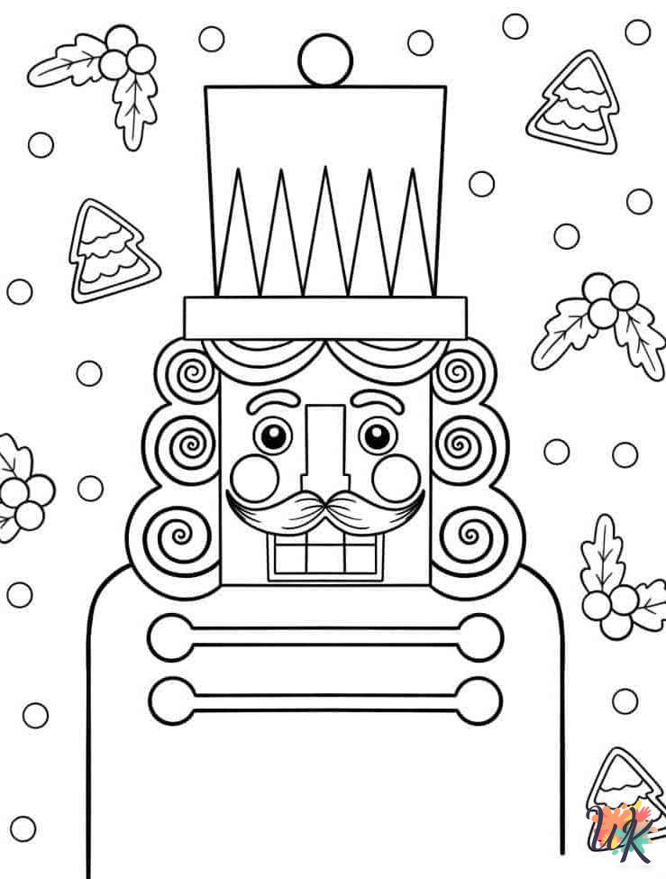 free Nutcracker coloring pages