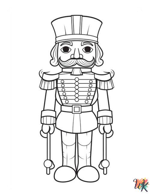 free Nutcracker coloring pages printable