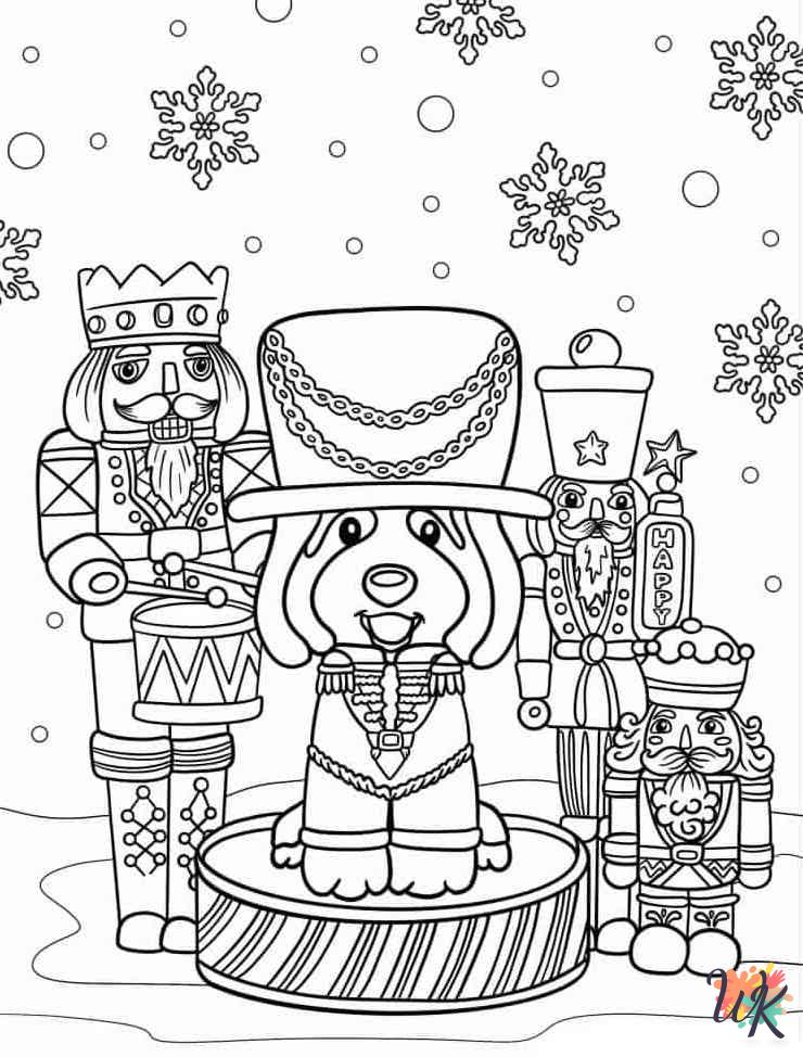 free printable Nutcracker coloring pages