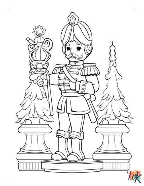 free adult Nutcracker coloring pages