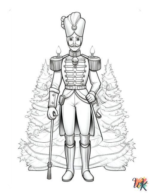 Nutcracker themed coloring pages
