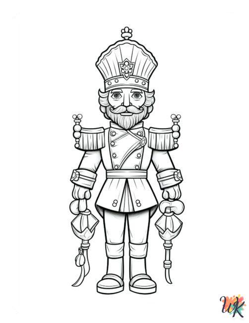 old-fashioned Nutcracker coloring pages